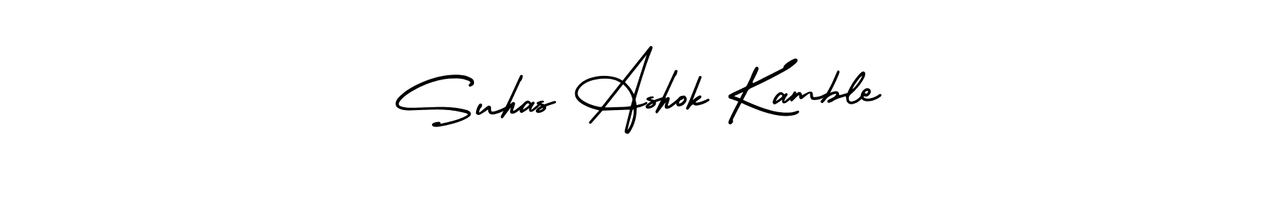 It looks lik you need a new signature style for name Suhas Ashok Kamble. Design unique handwritten (AmerikaSignatureDemo-Regular) signature with our free signature maker in just a few clicks. Suhas Ashok Kamble signature style 3 images and pictures png