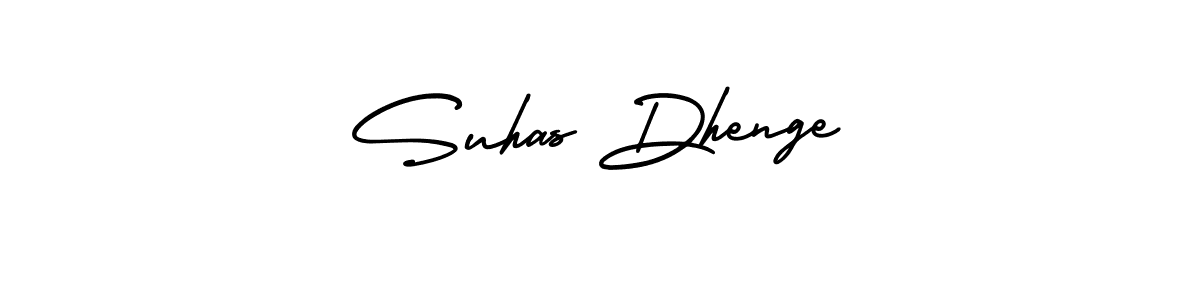 Create a beautiful signature design for name Suhas Dhenge. With this signature (AmerikaSignatureDemo-Regular) fonts, you can make a handwritten signature for free. Suhas Dhenge signature style 3 images and pictures png