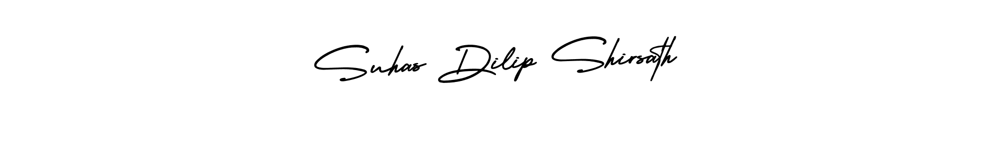 AmerikaSignatureDemo-Regular is a professional signature style that is perfect for those who want to add a touch of class to their signature. It is also a great choice for those who want to make their signature more unique. Get Suhas Dilip Shirsath name to fancy signature for free. Suhas Dilip Shirsath signature style 3 images and pictures png