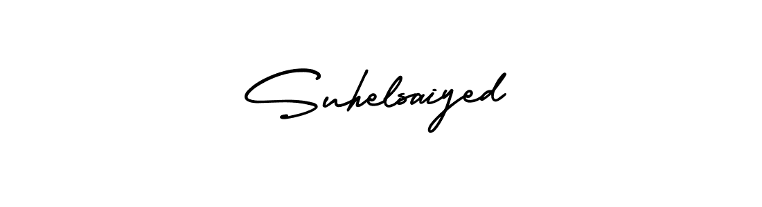 AmerikaSignatureDemo-Regular is a professional signature style that is perfect for those who want to add a touch of class to their signature. It is also a great choice for those who want to make their signature more unique. Get Suhelsaiyed name to fancy signature for free. Suhelsaiyed signature style 3 images and pictures png