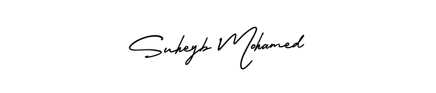 Create a beautiful signature design for name Suheyb Mohamed. With this signature (AmerikaSignatureDemo-Regular) fonts, you can make a handwritten signature for free. Suheyb Mohamed signature style 3 images and pictures png