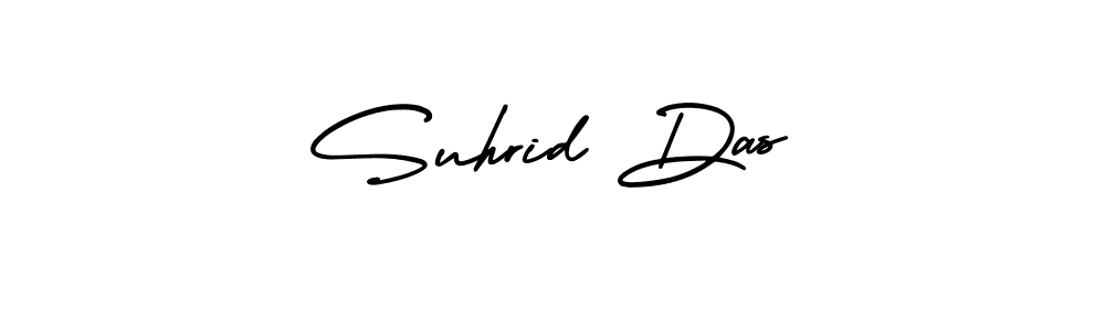 How to Draw Suhrid Das signature style? AmerikaSignatureDemo-Regular is a latest design signature styles for name Suhrid Das. Suhrid Das signature style 3 images and pictures png