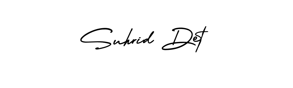 Design your own signature with our free online signature maker. With this signature software, you can create a handwritten (AmerikaSignatureDemo-Regular) signature for name Suhrid Det. Suhrid Det signature style 3 images and pictures png