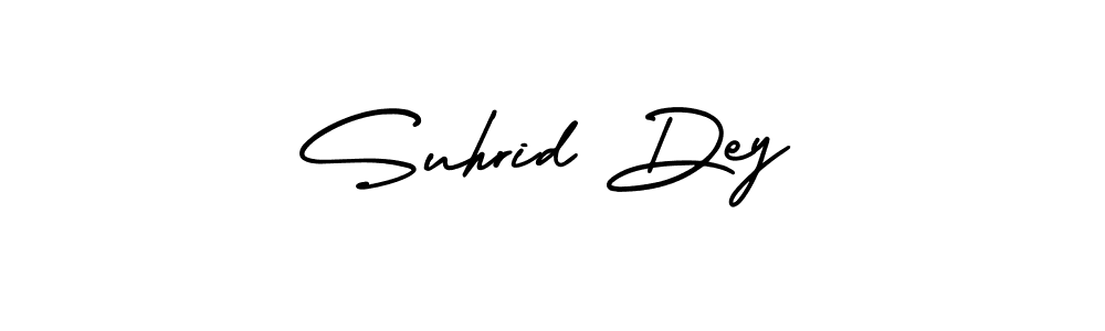 Design your own signature with our free online signature maker. With this signature software, you can create a handwritten (AmerikaSignatureDemo-Regular) signature for name Suhrid Dey. Suhrid Dey signature style 3 images and pictures png