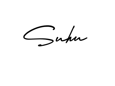 Make a beautiful signature design for name Suhu. With this signature (AmerikaSignatureDemo-Regular) style, you can create a handwritten signature for free. Suhu signature style 3 images and pictures png