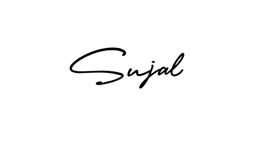 Similarly AmerikaSignatureDemo-Regular is the best handwritten signature design. Signature creator online .You can use it as an online autograph creator for name Sujal. Sujal signature style 3 images and pictures png