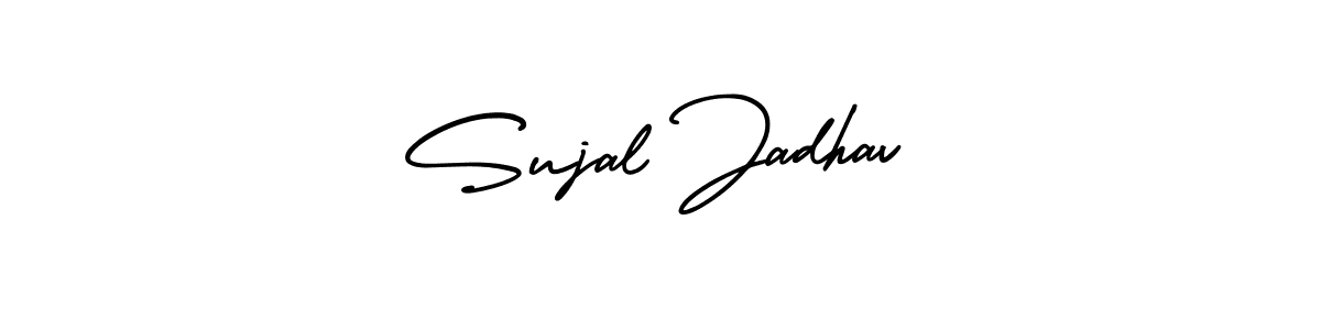 How to make Sujal Jadhav signature? AmerikaSignatureDemo-Regular is a professional autograph style. Create handwritten signature for Sujal Jadhav name. Sujal Jadhav signature style 3 images and pictures png