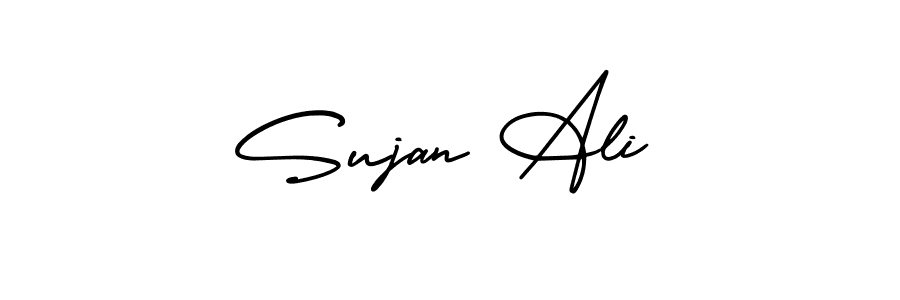 Best and Professional Signature Style for Sujan Ali. AmerikaSignatureDemo-Regular Best Signature Style Collection. Sujan Ali signature style 3 images and pictures png