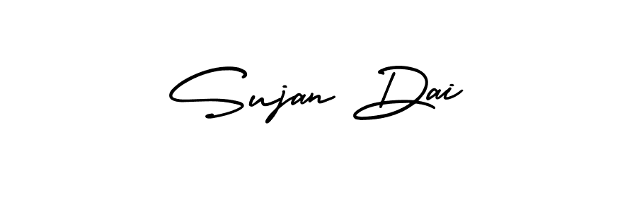 Design your own signature with our free online signature maker. With this signature software, you can create a handwritten (AmerikaSignatureDemo-Regular) signature for name Sujan Dai. Sujan Dai signature style 3 images and pictures png