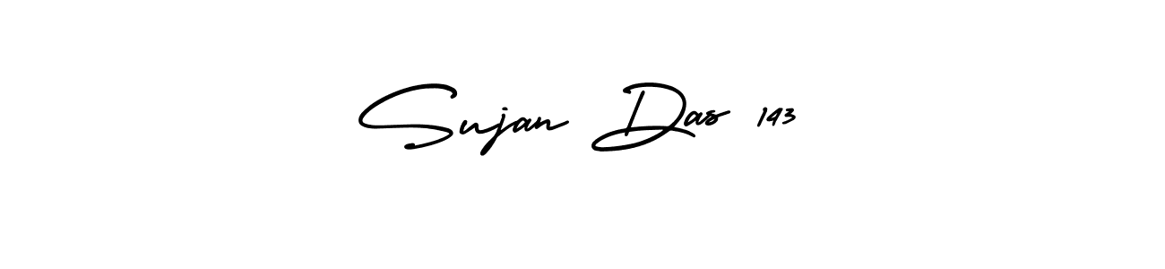 Use a signature maker to create a handwritten signature online. With this signature software, you can design (AmerikaSignatureDemo-Regular) your own signature for name Sujan Das 143. Sujan Das 143 signature style 3 images and pictures png