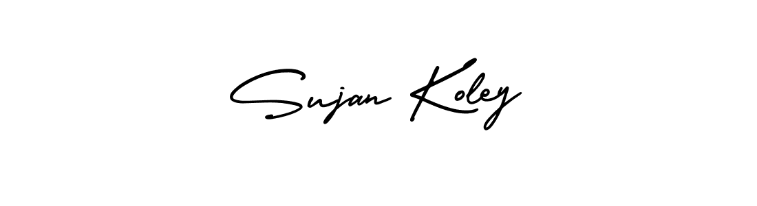 It looks lik you need a new signature style for name Sujan Koley. Design unique handwritten (AmerikaSignatureDemo-Regular) signature with our free signature maker in just a few clicks. Sujan Koley signature style 3 images and pictures png