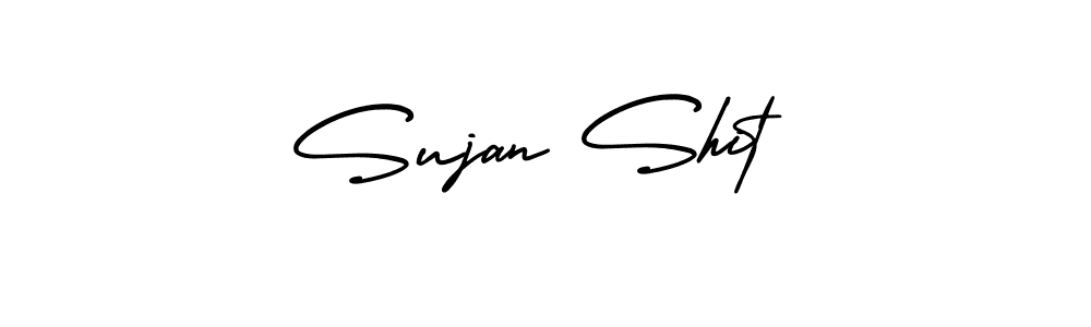 This is the best signature style for the Sujan Shit name. Also you like these signature font (AmerikaSignatureDemo-Regular). Mix name signature. Sujan Shit signature style 3 images and pictures png