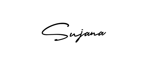 Use a signature maker to create a handwritten signature online. With this signature software, you can design (AmerikaSignatureDemo-Regular) your own signature for name Sujana. Sujana signature style 3 images and pictures png