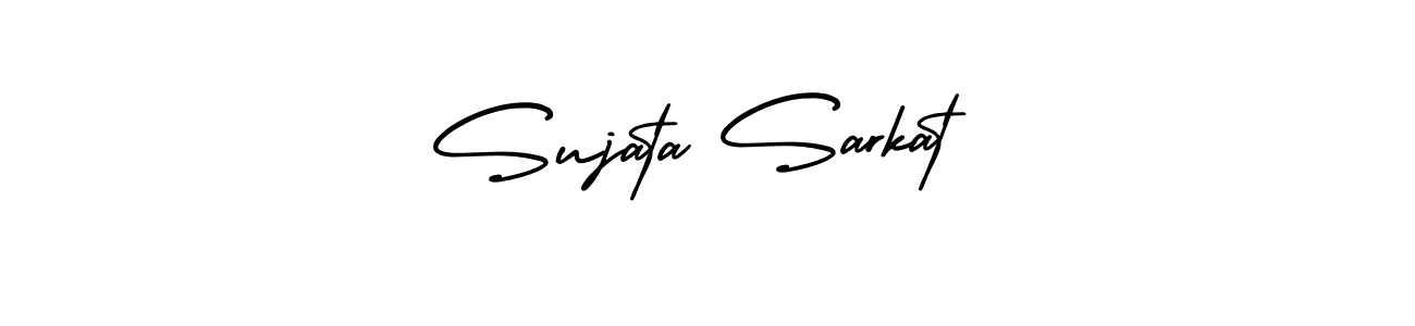 It looks lik you need a new signature style for name Sujata Sarkat. Design unique handwritten (AmerikaSignatureDemo-Regular) signature with our free signature maker in just a few clicks. Sujata Sarkat signature style 3 images and pictures png