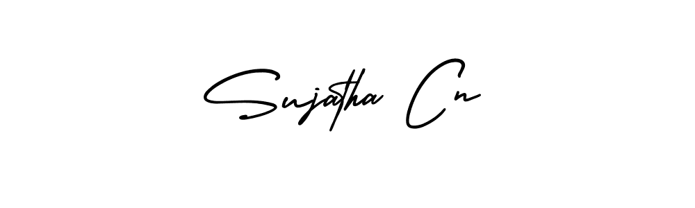 Use a signature maker to create a handwritten signature online. With this signature software, you can design (AmerikaSignatureDemo-Regular) your own signature for name Sujatha Cn. Sujatha Cn signature style 3 images and pictures png