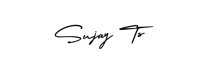 Also we have Sujay Ts name is the best signature style. Create professional handwritten signature collection using AmerikaSignatureDemo-Regular autograph style. Sujay Ts signature style 3 images and pictures png