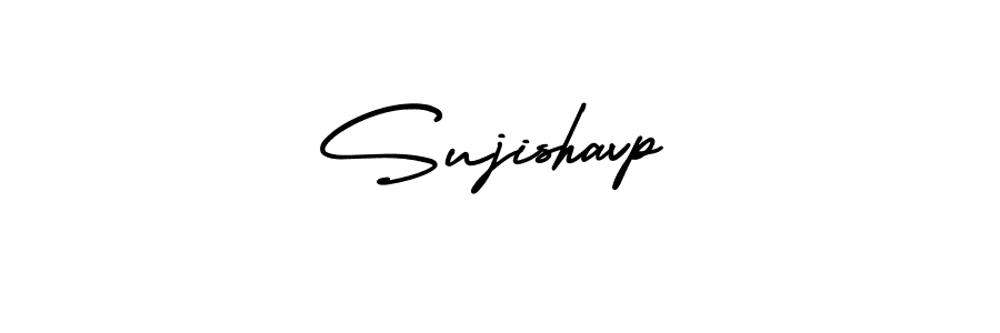 How to make Sujishavp signature? AmerikaSignatureDemo-Regular is a professional autograph style. Create handwritten signature for Sujishavp name. Sujishavp signature style 3 images and pictures png