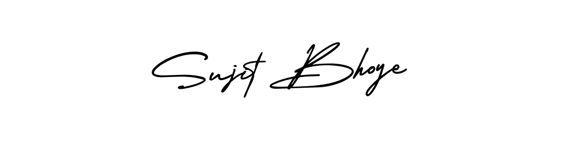 Make a beautiful signature design for name Sujit Bhoye. With this signature (AmerikaSignatureDemo-Regular) style, you can create a handwritten signature for free. Sujit Bhoye signature style 3 images and pictures png