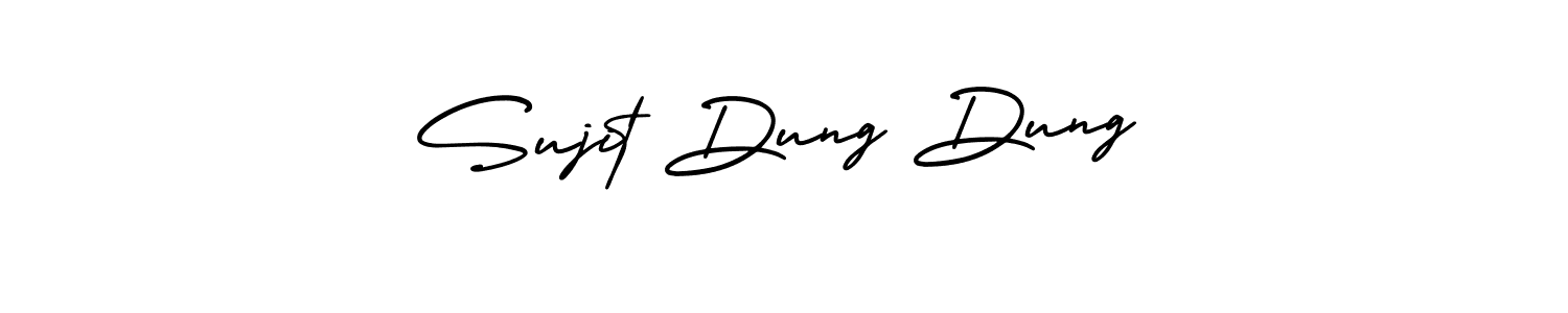 How to Draw Sujit Dung Dung signature style? AmerikaSignatureDemo-Regular is a latest design signature styles for name Sujit Dung Dung. Sujit Dung Dung signature style 3 images and pictures png