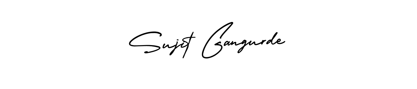 Best and Professional Signature Style for Sujit Gangurde. AmerikaSignatureDemo-Regular Best Signature Style Collection. Sujit Gangurde signature style 3 images and pictures png