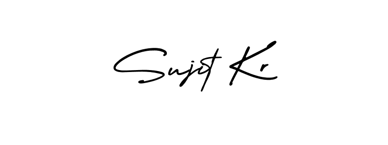 Create a beautiful signature design for name Sujit Kr. With this signature (AmerikaSignatureDemo-Regular) fonts, you can make a handwritten signature for free. Sujit Kr signature style 3 images and pictures png