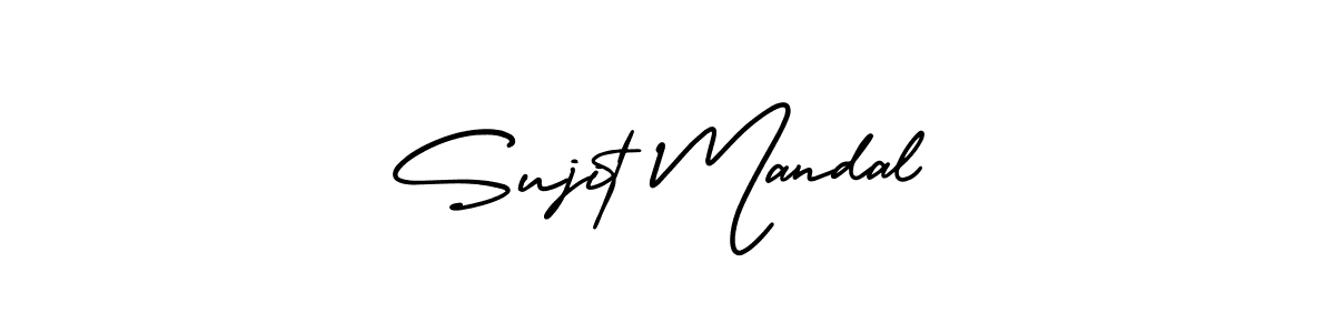 Also we have Sujit Mandal name is the best signature style. Create professional handwritten signature collection using AmerikaSignatureDemo-Regular autograph style. Sujit Mandal signature style 3 images and pictures png