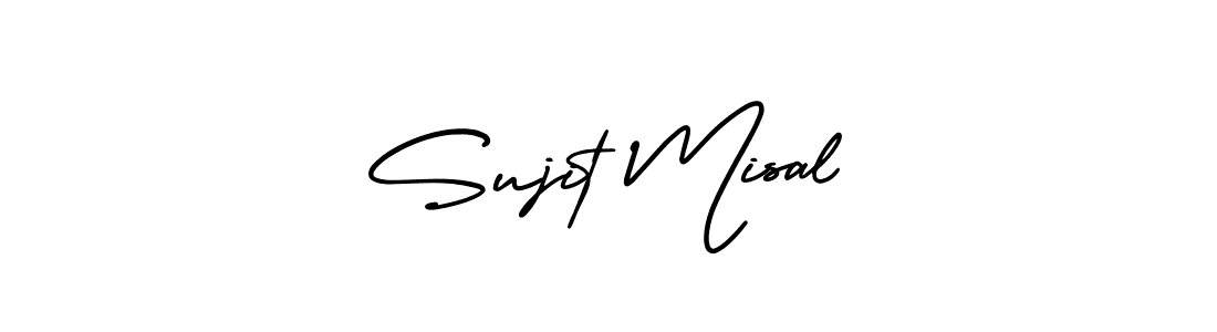 Design your own signature with our free online signature maker. With this signature software, you can create a handwritten (AmerikaSignatureDemo-Regular) signature for name Sujit Misal. Sujit Misal signature style 3 images and pictures png