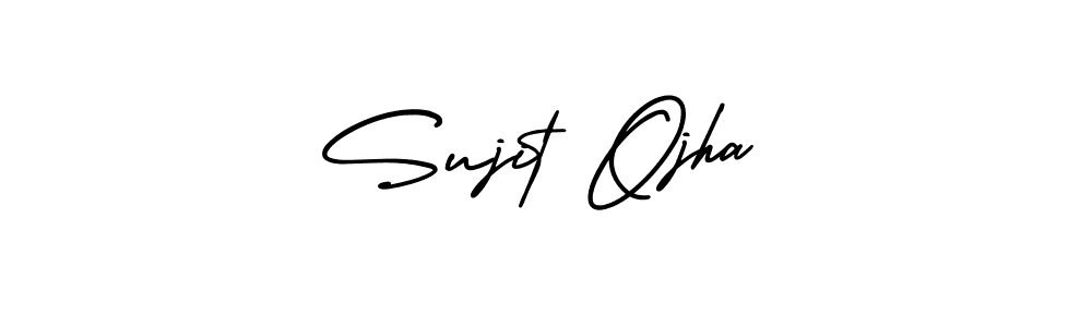 Create a beautiful signature design for name Sujit Ojha. With this signature (AmerikaSignatureDemo-Regular) fonts, you can make a handwritten signature for free. Sujit Ojha signature style 3 images and pictures png