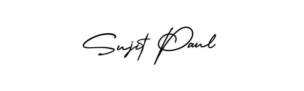 Design your own signature with our free online signature maker. With this signature software, you can create a handwritten (AmerikaSignatureDemo-Regular) signature for name Sujit Paul. Sujit Paul signature style 3 images and pictures png