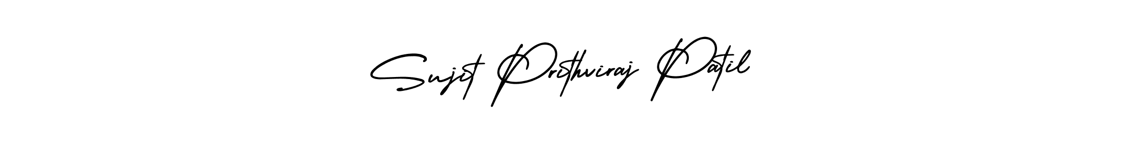 Create a beautiful signature design for name Sujit Prithviraj Patil. With this signature (AmerikaSignatureDemo-Regular) fonts, you can make a handwritten signature for free. Sujit Prithviraj Patil signature style 3 images and pictures png