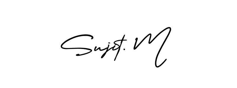 AmerikaSignatureDemo-Regular is a professional signature style that is perfect for those who want to add a touch of class to their signature. It is also a great choice for those who want to make their signature more unique. Get Sujit. M name to fancy signature for free. Sujit. M signature style 3 images and pictures png