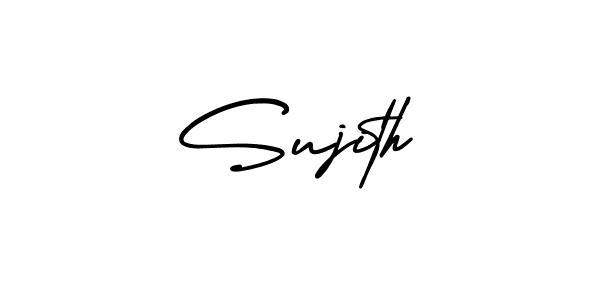 Use a signature maker to create a handwritten signature online. With this signature software, you can design (AmerikaSignatureDemo-Regular) your own signature for name Sujith. Sujith signature style 3 images and pictures png