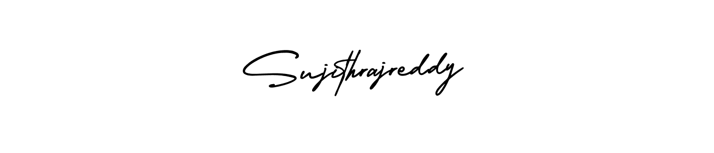 This is the best signature style for the Sujithrajreddy name. Also you like these signature font (AmerikaSignatureDemo-Regular). Mix name signature. Sujithrajreddy signature style 3 images and pictures png