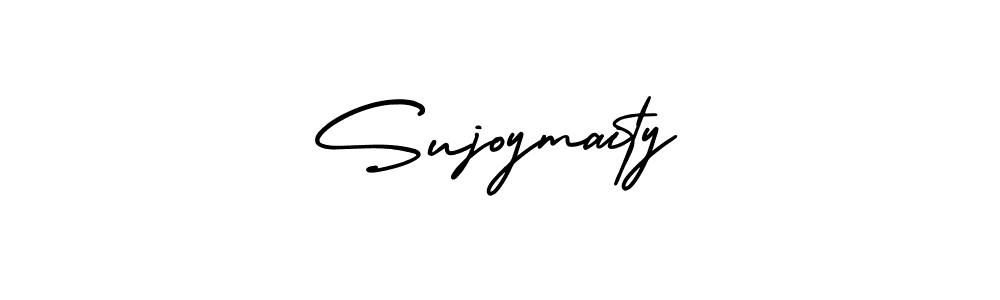 Design your own signature with our free online signature maker. With this signature software, you can create a handwritten (AmerikaSignatureDemo-Regular) signature for name Sujoymaity. Sujoymaity signature style 3 images and pictures png