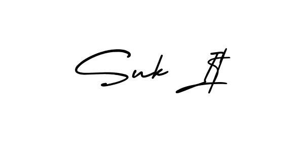 The best way (AmerikaSignatureDemo-Regular) to make a short signature is to pick only two or three words in your name. The name Suk It include a total of six letters. For converting this name. Suk It signature style 3 images and pictures png