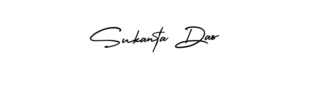 Make a beautiful signature design for name Sukanta Das. With this signature (AmerikaSignatureDemo-Regular) style, you can create a handwritten signature for free. Sukanta Das signature style 3 images and pictures png