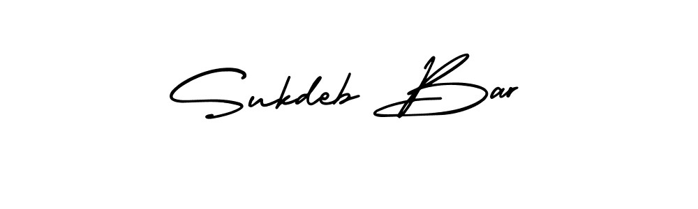 Make a beautiful signature design for name Sukdeb Bar. With this signature (AmerikaSignatureDemo-Regular) style, you can create a handwritten signature for free. Sukdeb Bar signature style 3 images and pictures png