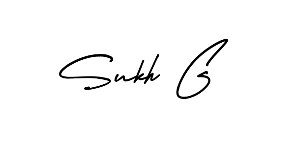 Best and Professional Signature Style for Sukh G. AmerikaSignatureDemo-Regular Best Signature Style Collection. Sukh G signature style 3 images and pictures png