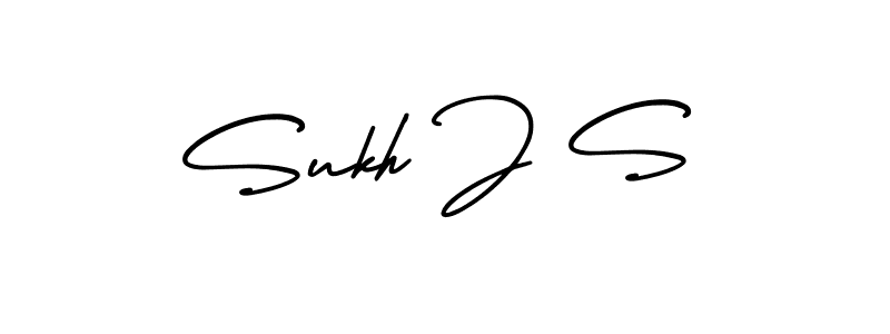 Also You can easily find your signature by using the search form. We will create Sukh J S name handwritten signature images for you free of cost using AmerikaSignatureDemo-Regular sign style. Sukh J S signature style 3 images and pictures png