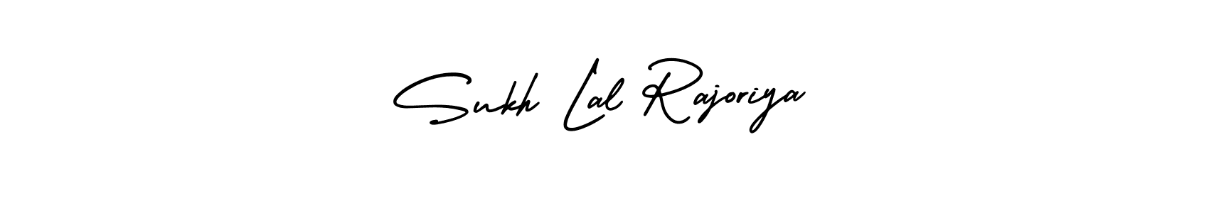 Make a beautiful signature design for name Sukh Lal Rajoriya. With this signature (AmerikaSignatureDemo-Regular) style, you can create a handwritten signature for free. Sukh Lal Rajoriya signature style 3 images and pictures png