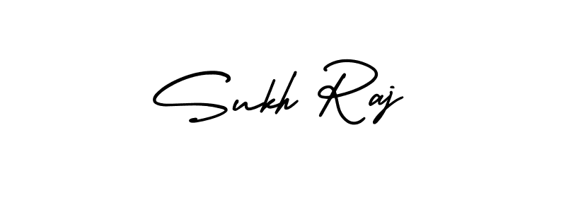 How to make Sukh Raj signature? AmerikaSignatureDemo-Regular is a professional autograph style. Create handwritten signature for Sukh Raj name. Sukh Raj signature style 3 images and pictures png