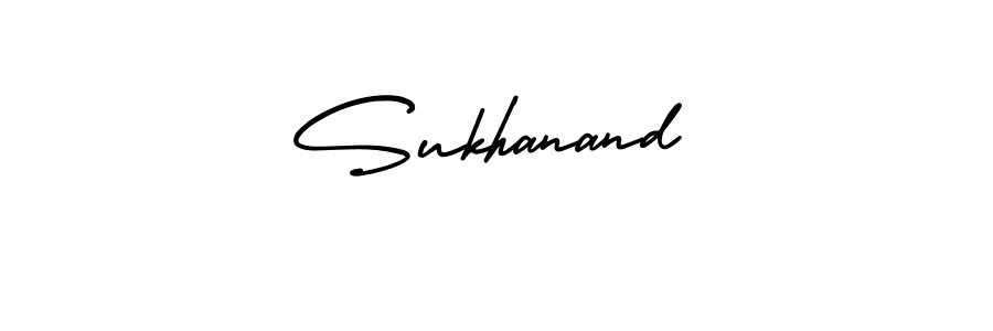 Make a beautiful signature design for name Sukhanand. Use this online signature maker to create a handwritten signature for free. Sukhanand signature style 3 images and pictures png