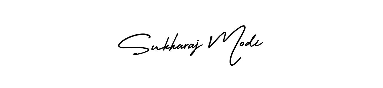 Make a beautiful signature design for name Sukharaj Modi. With this signature (AmerikaSignatureDemo-Regular) style, you can create a handwritten signature for free. Sukharaj Modi signature style 3 images and pictures png