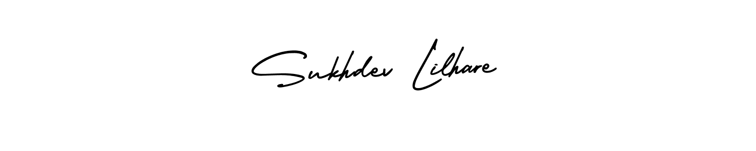 How to Draw Sukhdev Lilhare signature style? AmerikaSignatureDemo-Regular is a latest design signature styles for name Sukhdev Lilhare. Sukhdev Lilhare signature style 3 images and pictures png