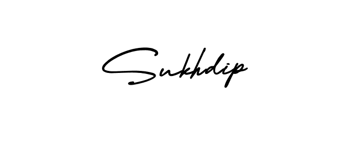 Sukhdip stylish signature style. Best Handwritten Sign (AmerikaSignatureDemo-Regular) for my name. Handwritten Signature Collection Ideas for my name Sukhdip. Sukhdip signature style 3 images and pictures png