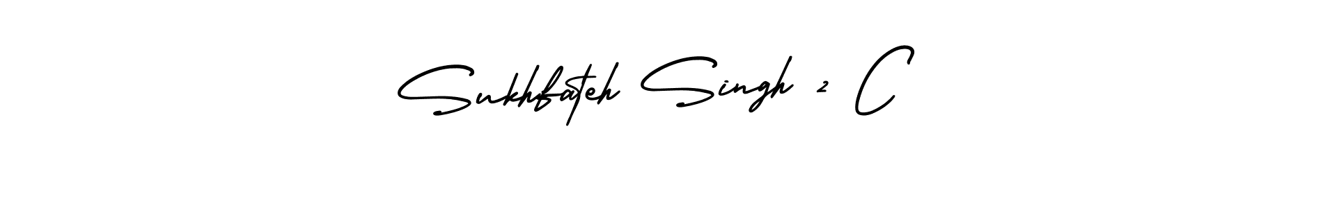 Sukhfateh Singh 2 C stylish signature style. Best Handwritten Sign (AmerikaSignatureDemo-Regular) for my name. Handwritten Signature Collection Ideas for my name Sukhfateh Singh 2 C. Sukhfateh Singh 2 C signature style 3 images and pictures png