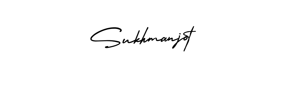 How to make Sukhmanjot signature? AmerikaSignatureDemo-Regular is a professional autograph style. Create handwritten signature for Sukhmanjot name. Sukhmanjot signature style 3 images and pictures png
