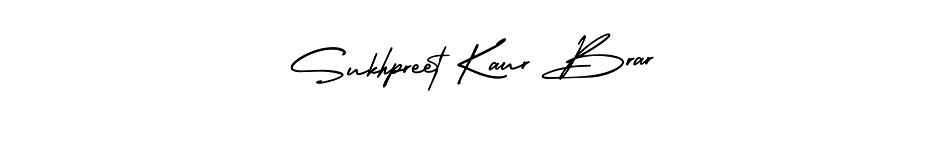 Use a signature maker to create a handwritten signature online. With this signature software, you can design (AmerikaSignatureDemo-Regular) your own signature for name Sukhpreet Kaur Brar. Sukhpreet Kaur Brar signature style 3 images and pictures png