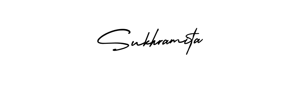 Best and Professional Signature Style for Sukhramita. AmerikaSignatureDemo-Regular Best Signature Style Collection. Sukhramita signature style 3 images and pictures png