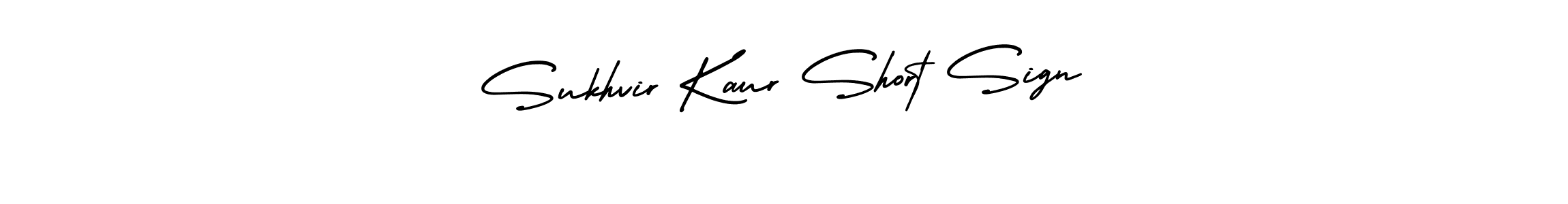 How to make Sukhvir Kaur Short Sign signature? AmerikaSignatureDemo-Regular is a professional autograph style. Create handwritten signature for Sukhvir Kaur Short Sign name. Sukhvir Kaur Short Sign signature style 3 images and pictures png